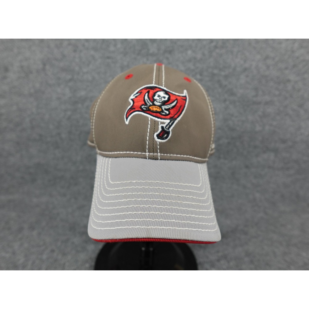 Reebok Tampa Bay Buccaneers Hat Mens OSFA Brown Good NFL Equipment Stretch Fit